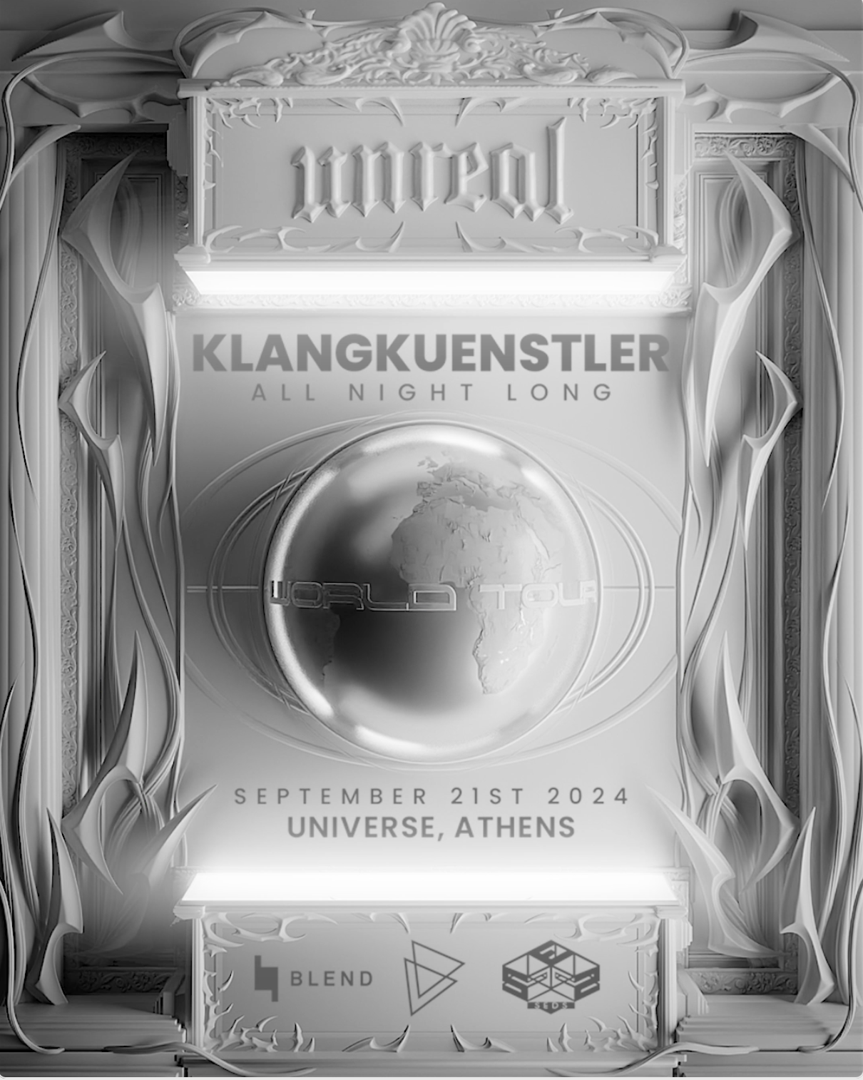 Unreal x KlangKuenstler ALL NIGHT LONG (World Tour) - Greece pres. by VELOCITY - Página frontal