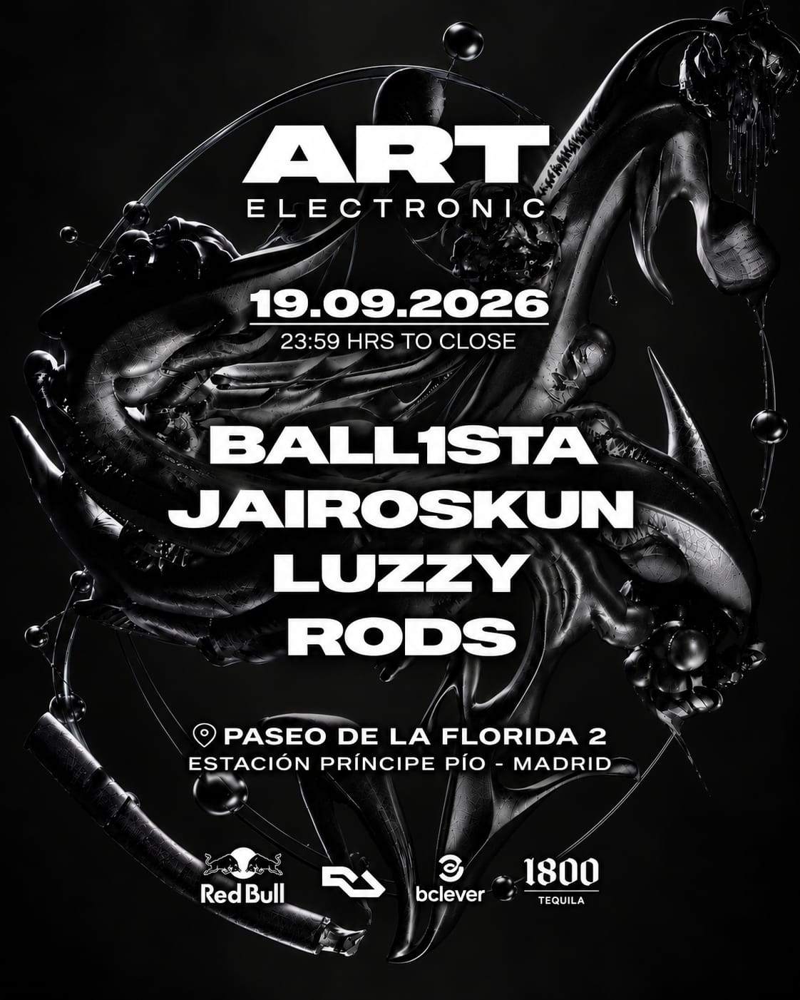 ART ELECTRONIC UNDERGROUND (LAST 164 FREE TICKETS) at Sala ART