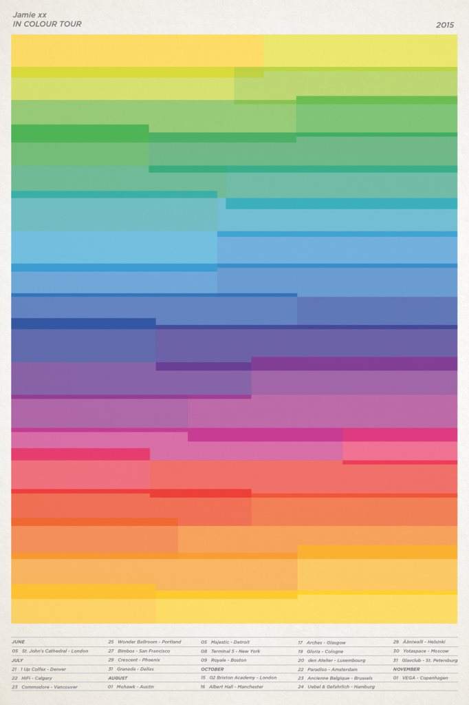Jamie xx In Colour Tour at St John at Hackney, London