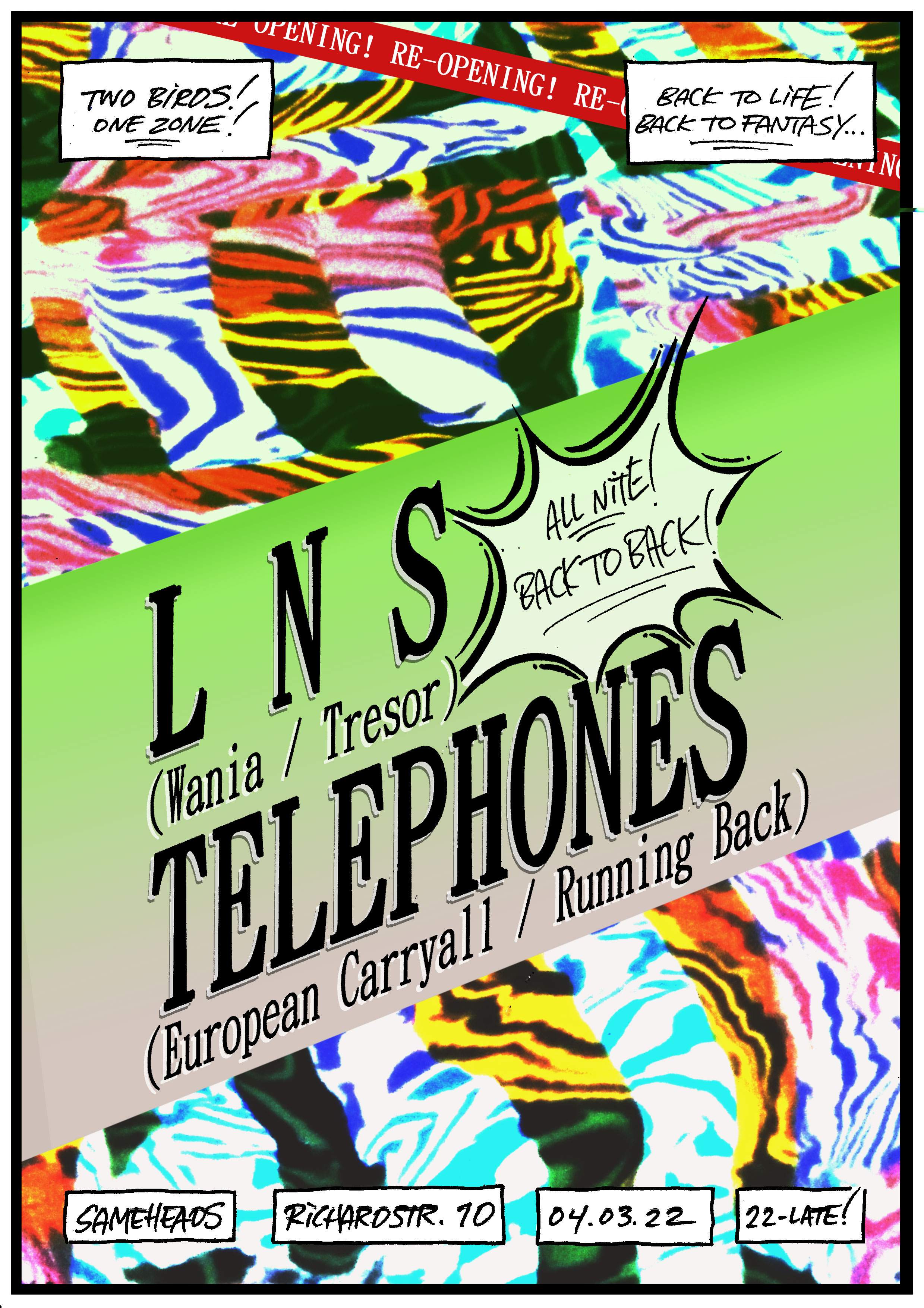 LNS b2b Telephones - Página frontal