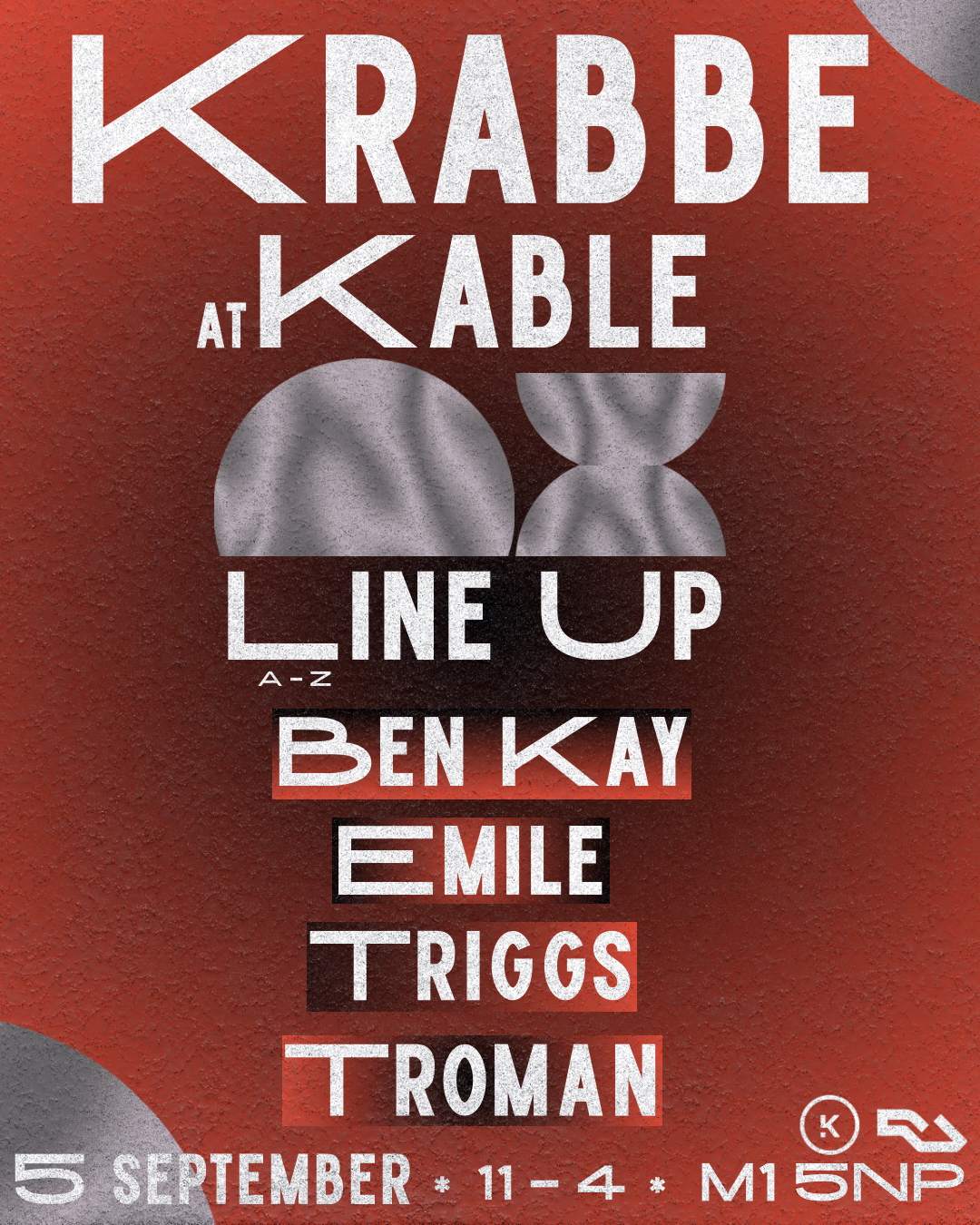 KRABBE at Kable at Kable Club, Manchester