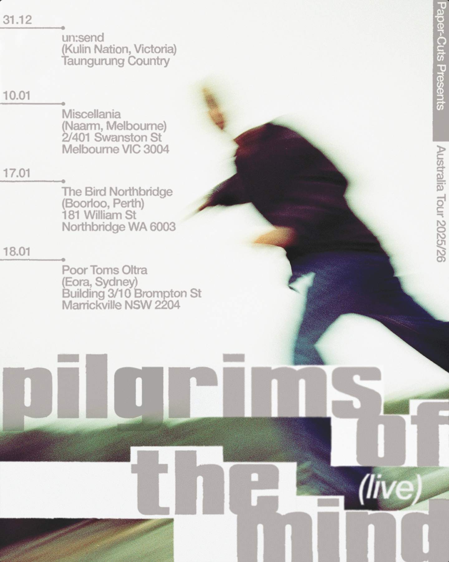 Paper-Cuts presents Pilgrims of the Mind (Live) & mad miran (NL