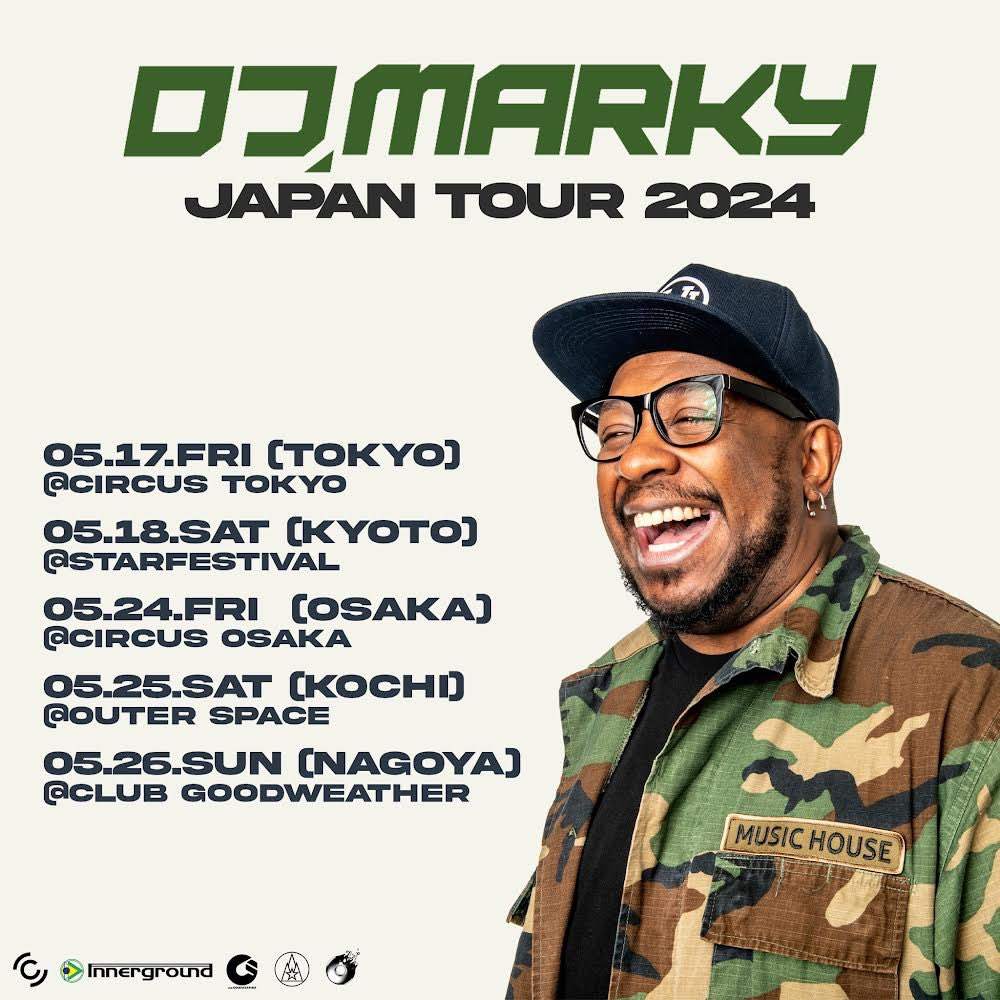 DJ Marky JAPAN TOUR OSAKA - フライヤー表