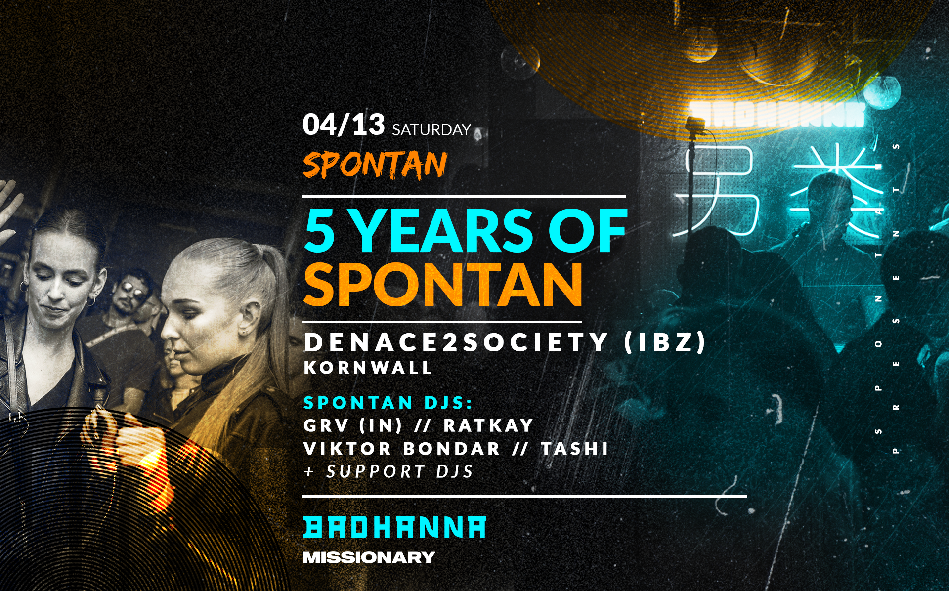 5 years of SPONTAN@Club BADHANNA - Página frontal