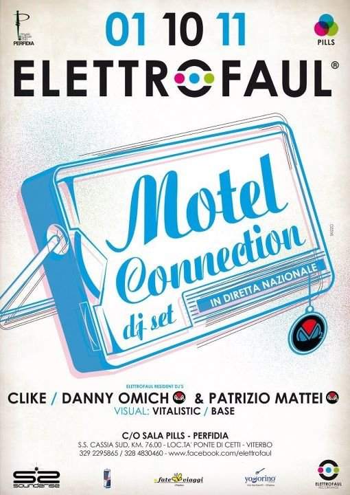 Elettrofaul present Motel Connection Dj Set - フライヤー表