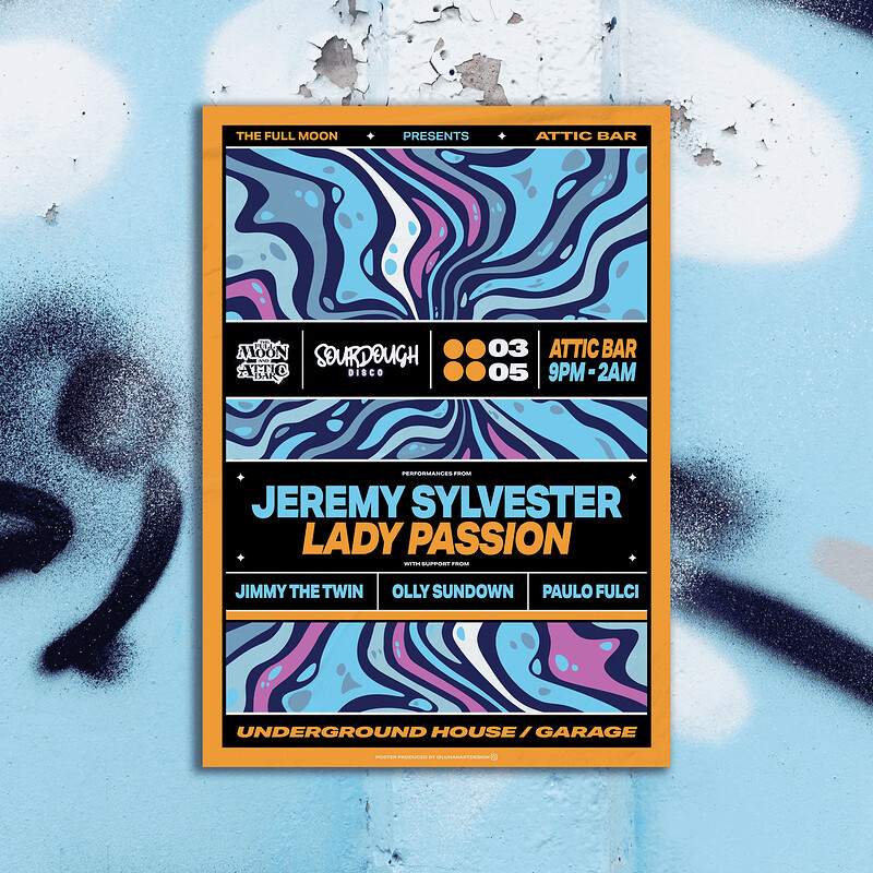 Jeremy Sylvester, Lady Passion & Sourdough Disco - Página frontal