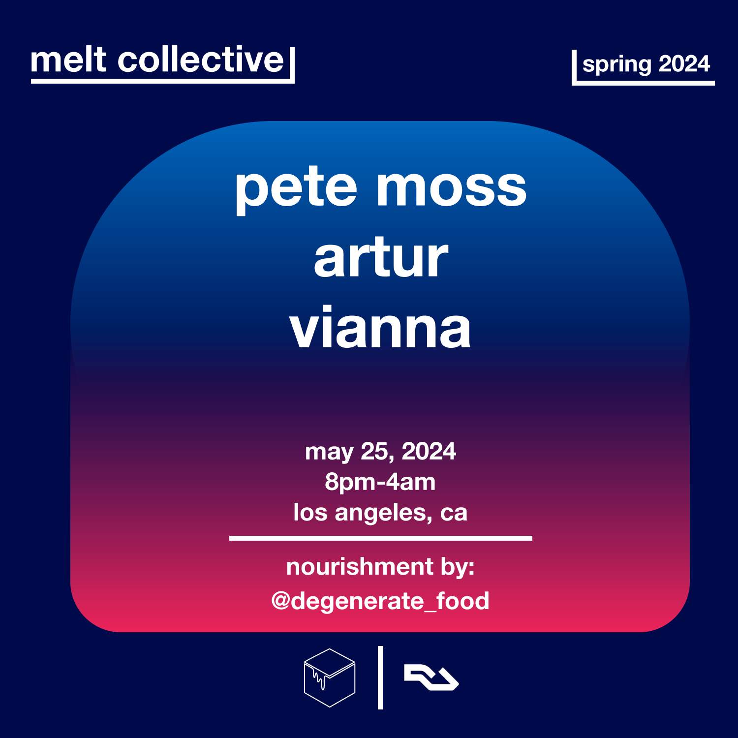 MELT: Pete Moss, Artur, Vianna - Página frontal