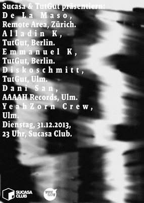 Sucasa Club & TuT GuT New Years Eve - Página frontal