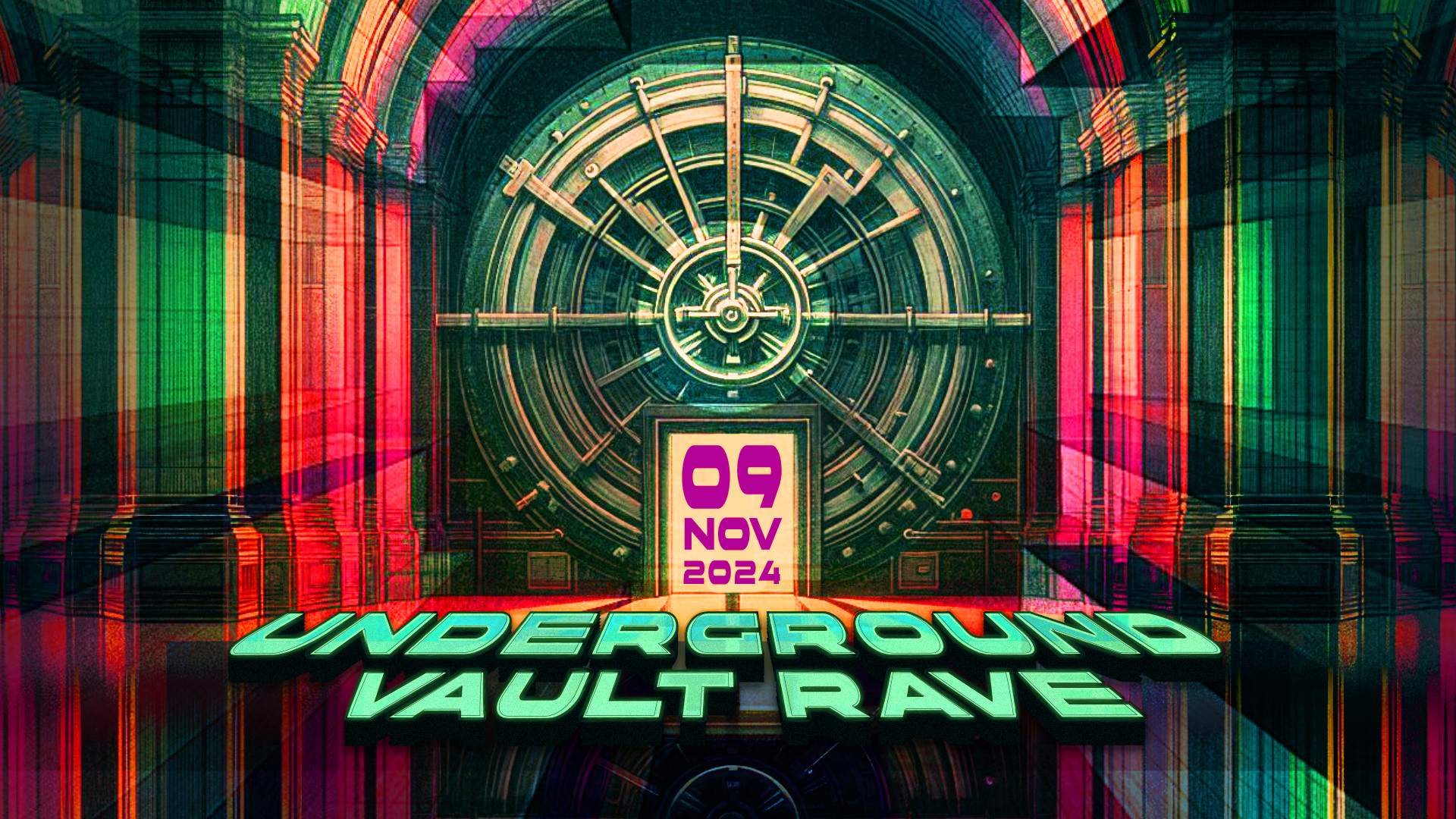 Underground Vault Rave at TBA - Secret bunker - Alexanderplatz, Berlin