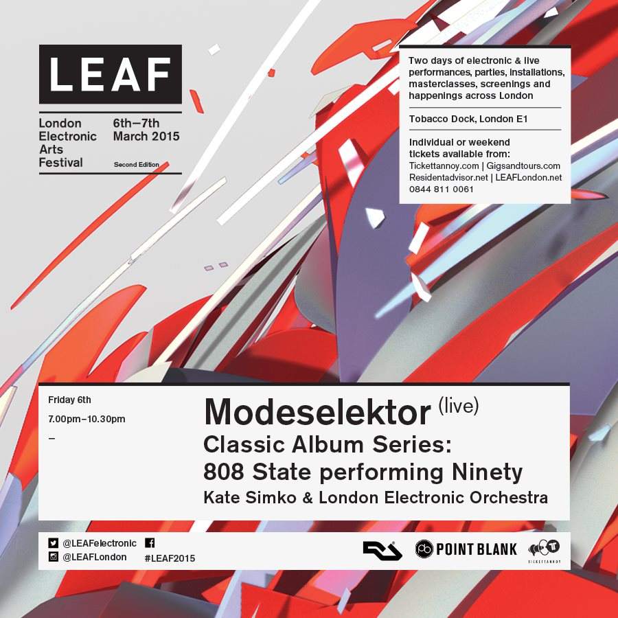 LEAF Concert - Página frontal