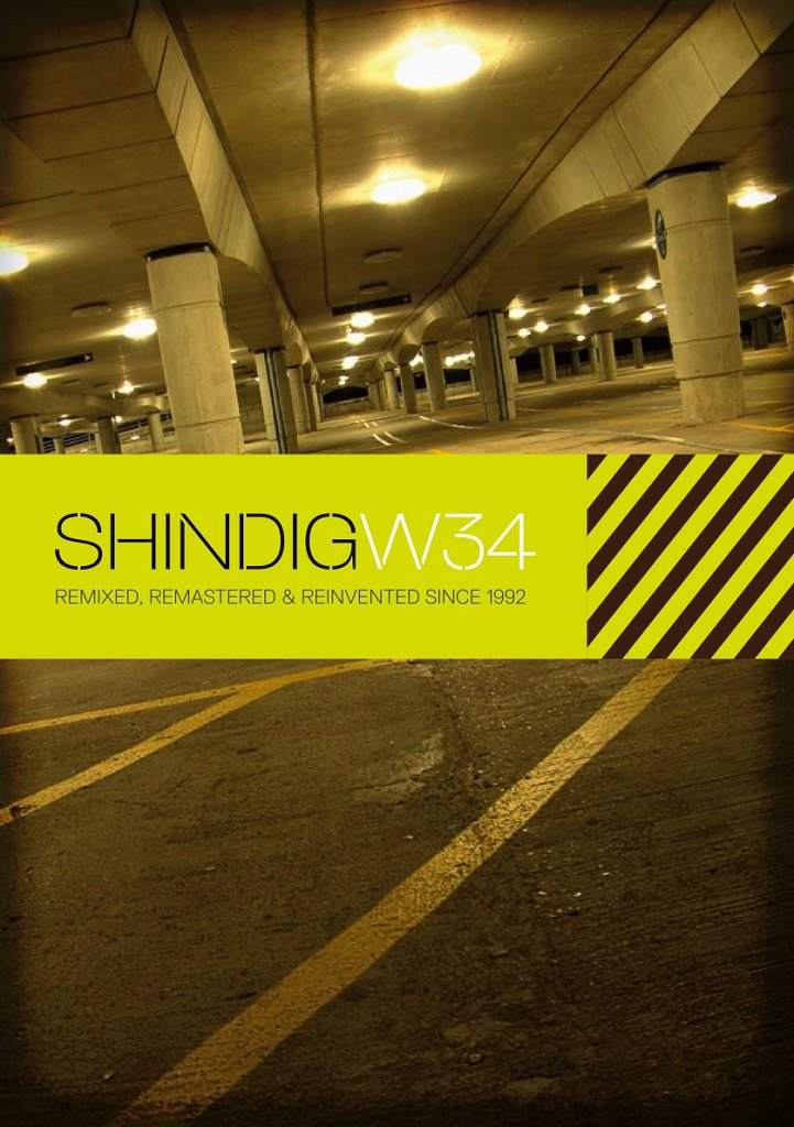 Shinw34/001 Shindig presents Heidi, Robert Babicz & Maya Jane Coles - フライヤー表