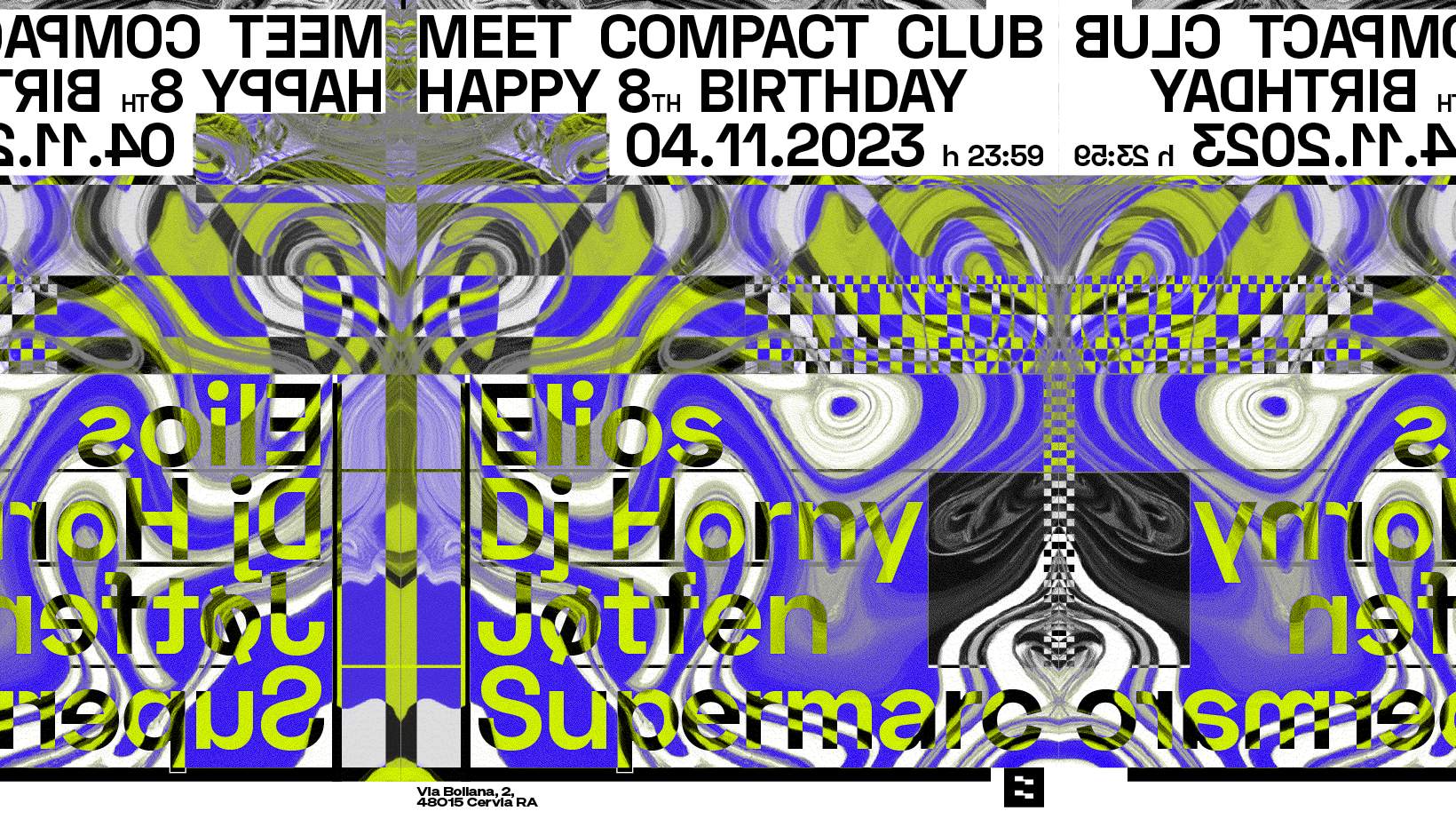 Meet Compact Club: Happy 8th birthday - フライヤー表