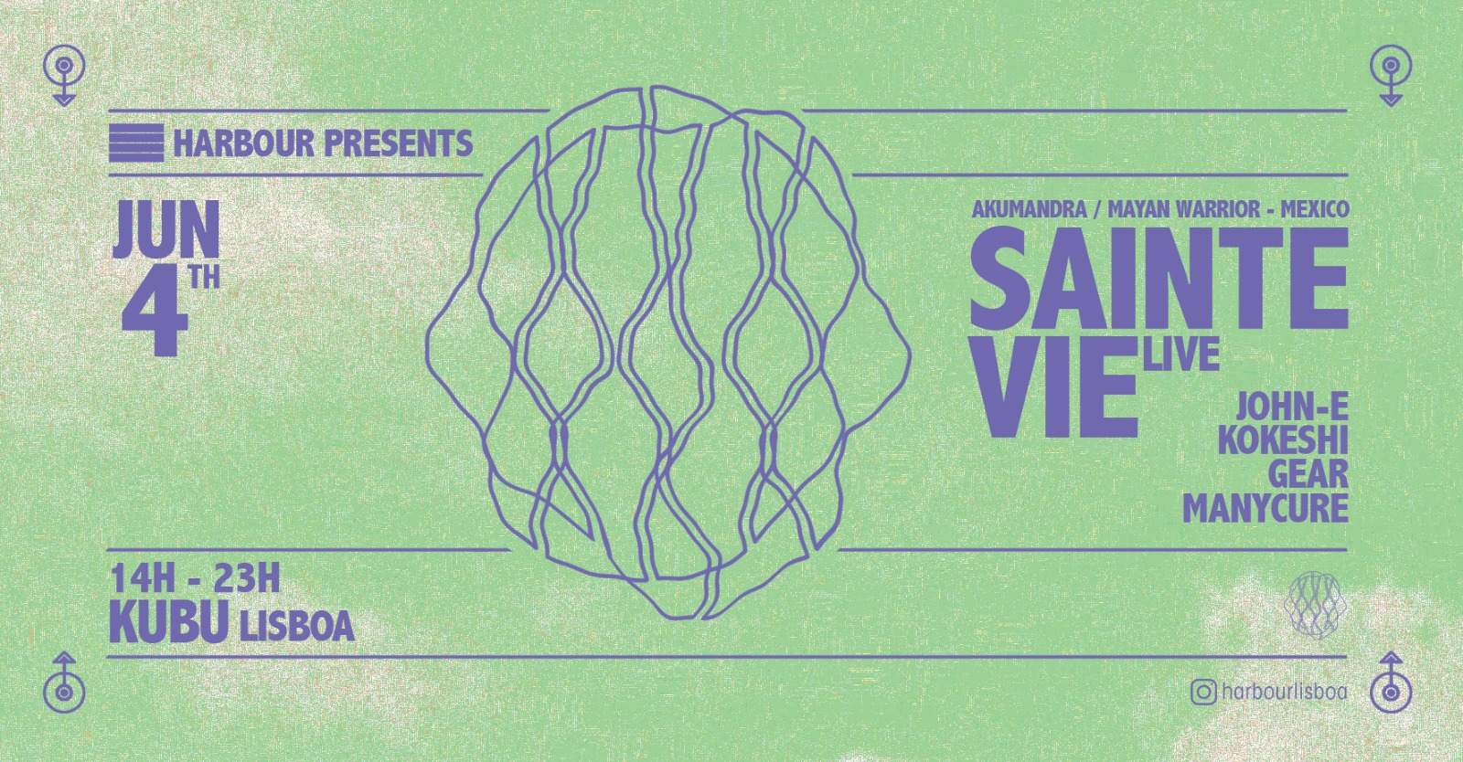 Harbour presents Sainte Vie (Live) at KUBU [14h - 23h] - Página trasera