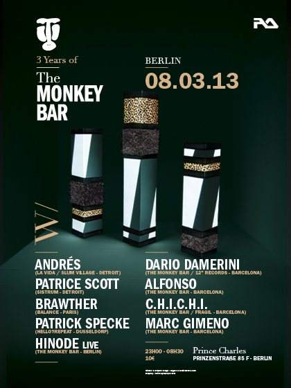 The Monkey Bar presents 3º Anniversary - Day 1 - Página frontal