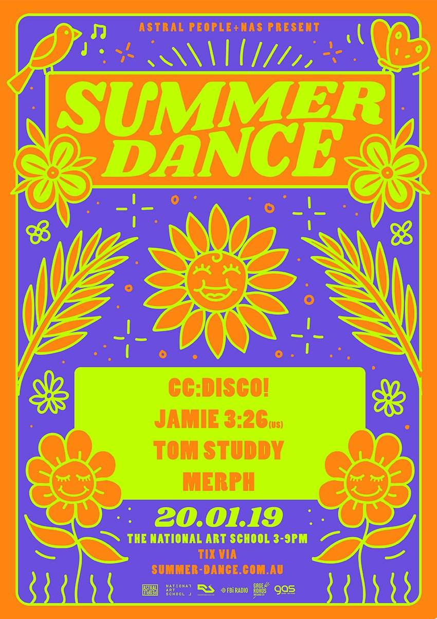 Summer Dance feat. CC:DISCO, Jamie 3:26, Tom Studdy - Página frontal