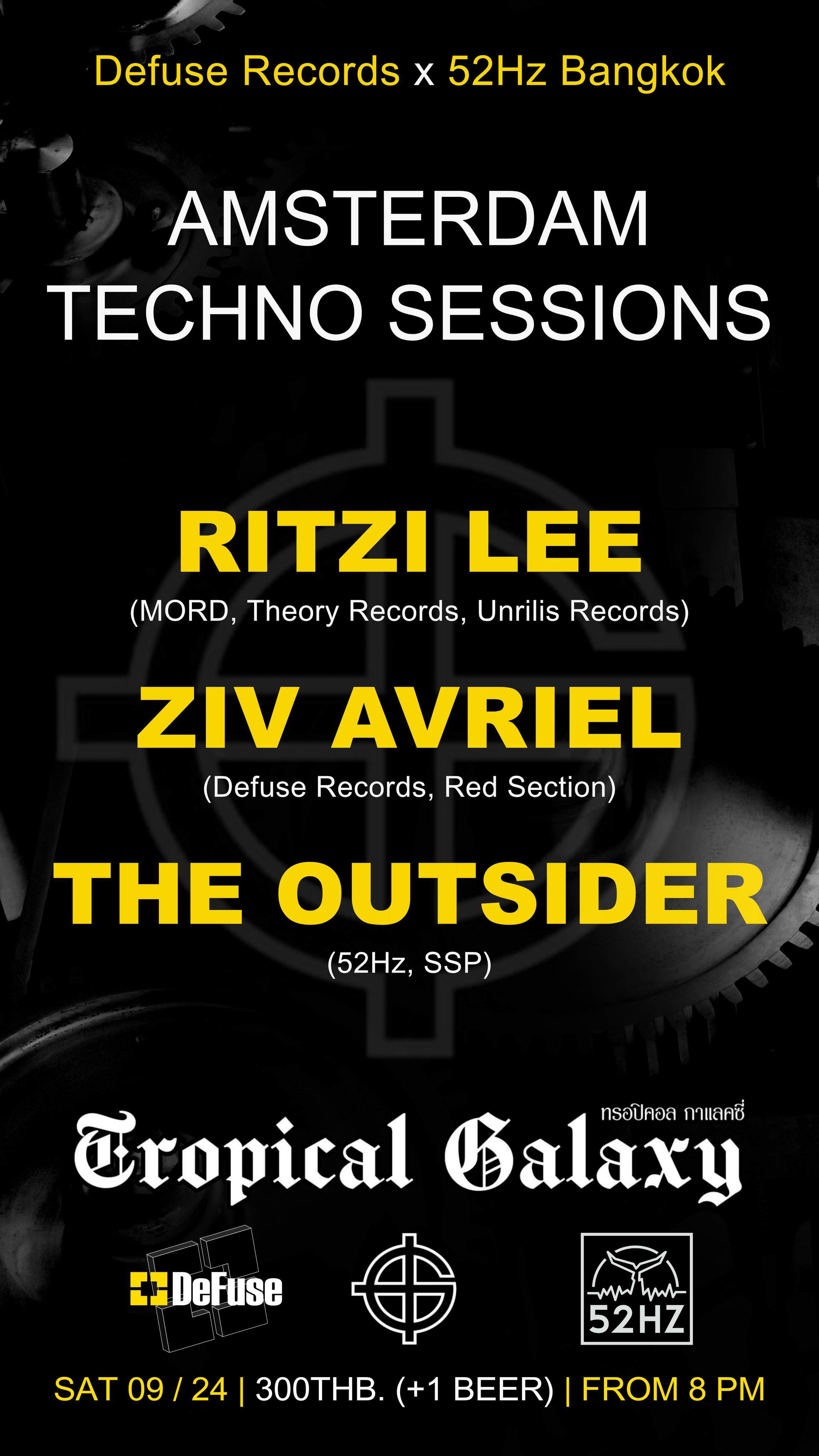 Amsterdam Techno Sessions w/ Ritzi Lee at Tropical Galaxy, Bangkok