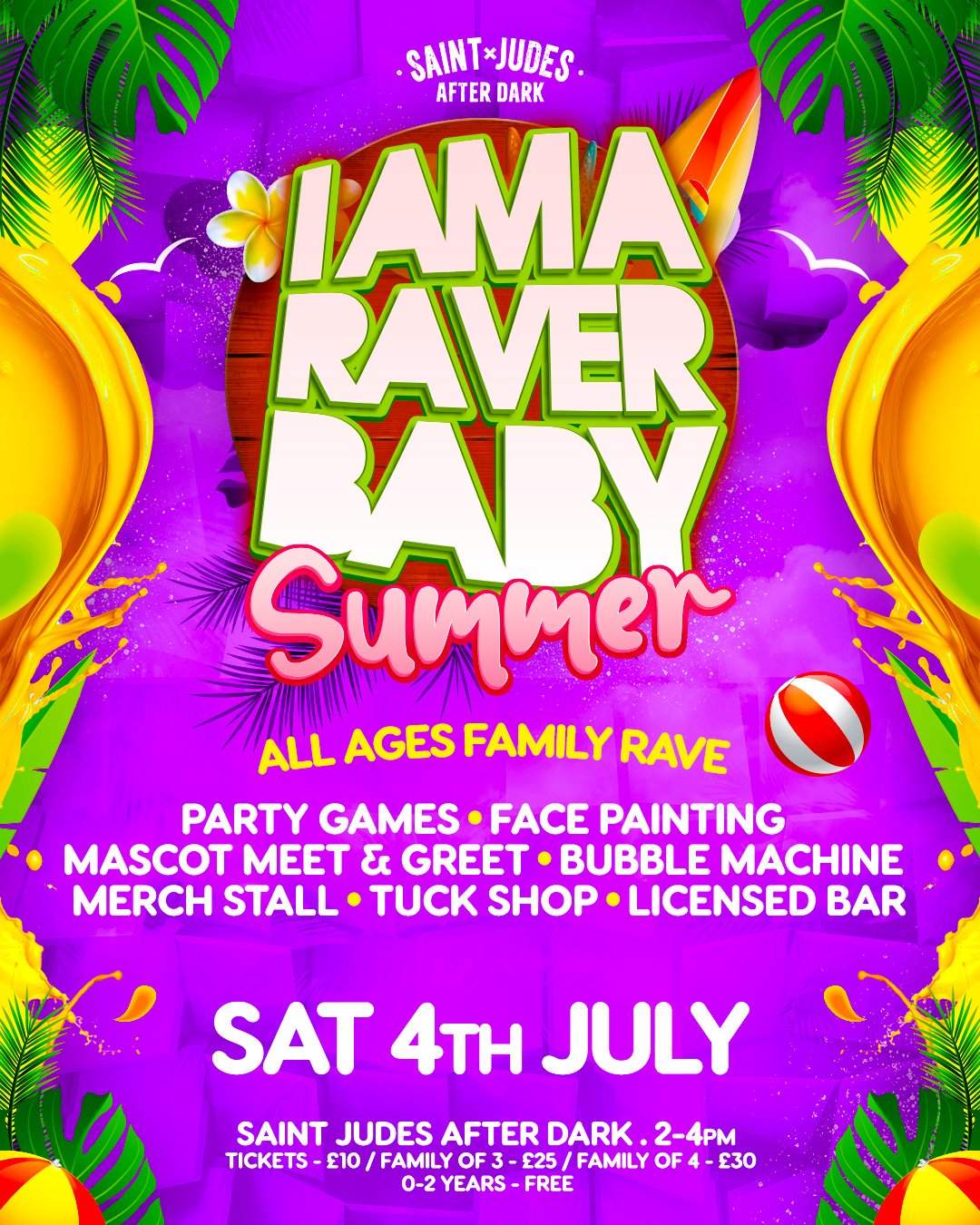 I Am A Raver Baby Summer: Glasgow at Saint Judes, Glasgow