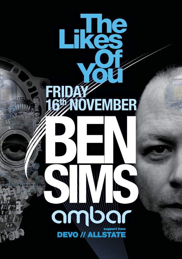 The Likes of You Pres. BEN Sims - Página frontal