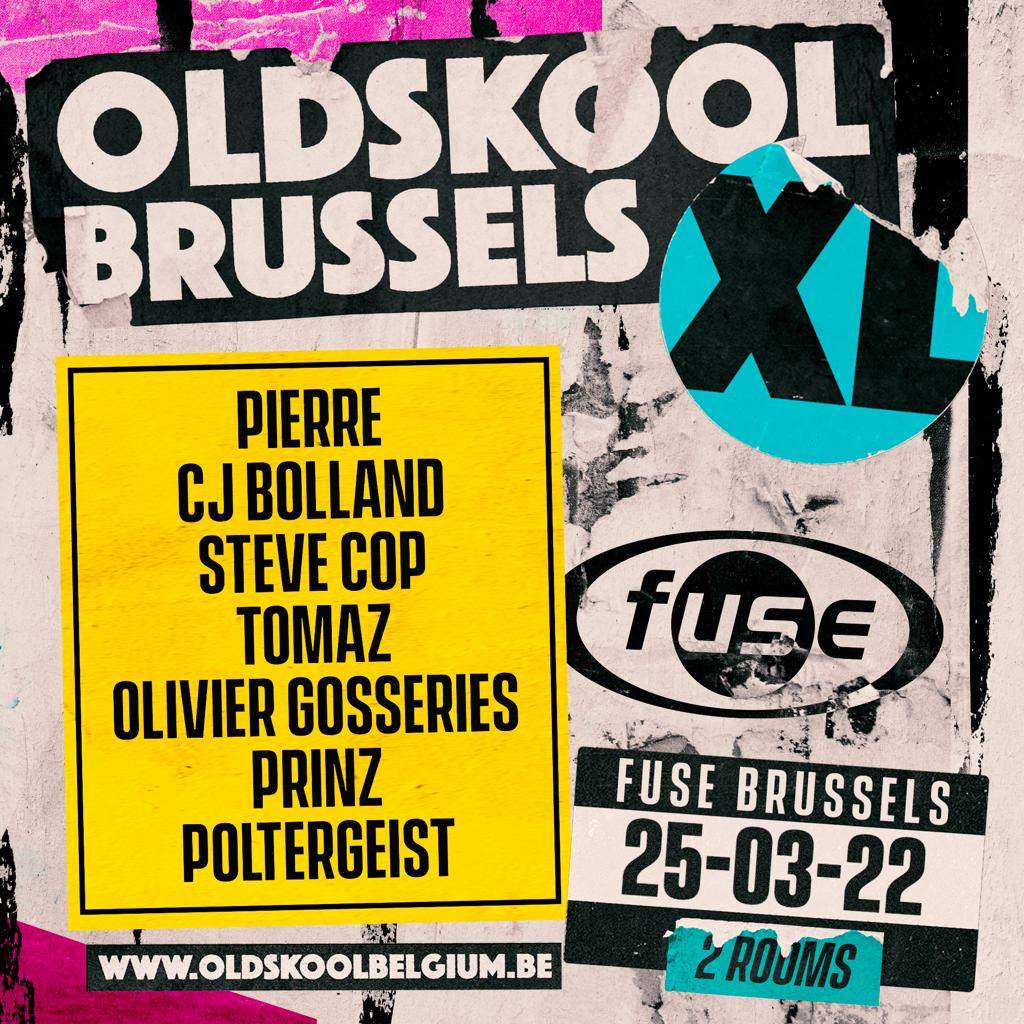 Oldskool Brussels - フライヤー表