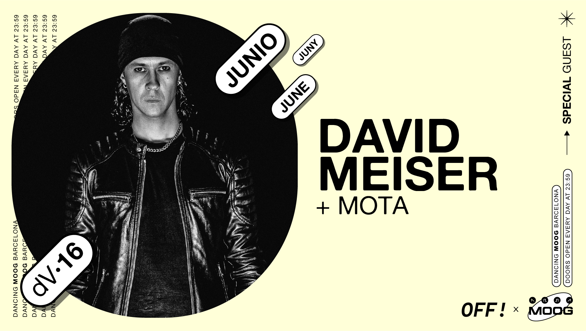 David Meiser + MOTA - フライヤー表