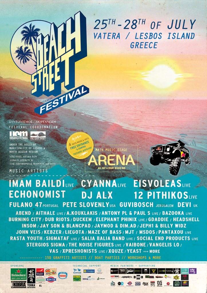 Beach Street Festival - Página frontal