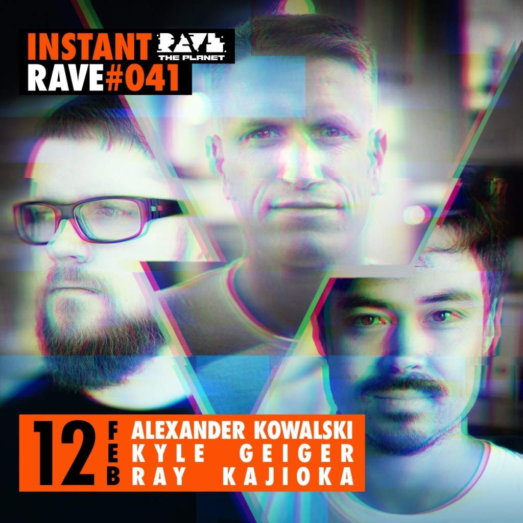 Instant Rave #41 with Damage Music Berlin - フライヤー表