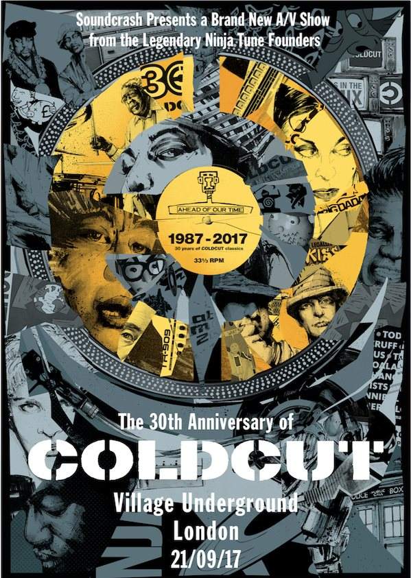 The 30th Anniversary of Coldcut - フライヤー表