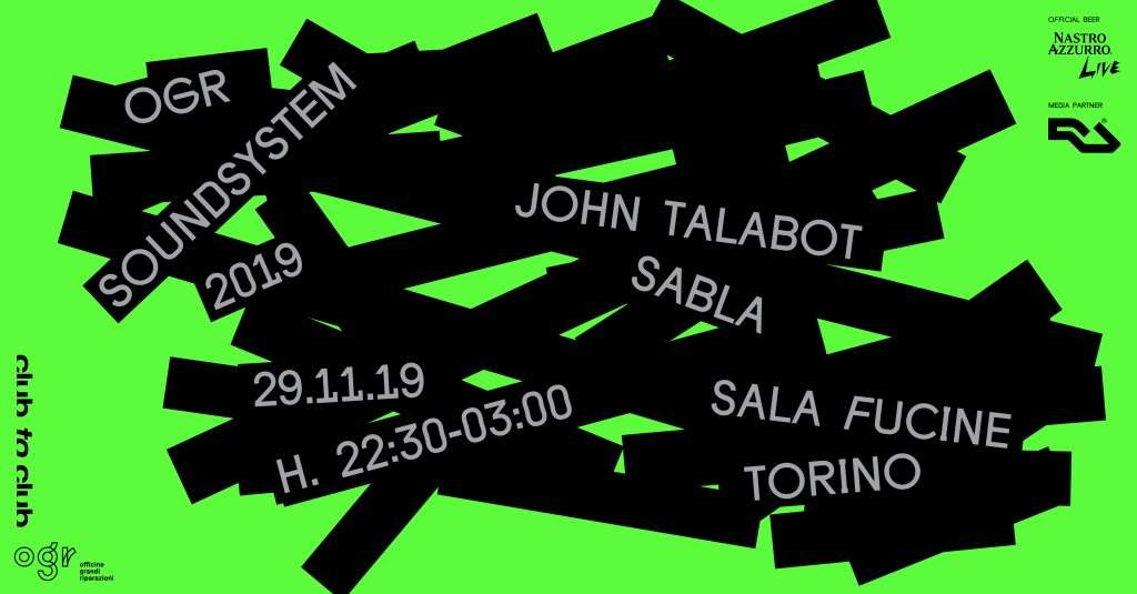 OGR Soundsystem: John Talabot and Sabla - Página frontal