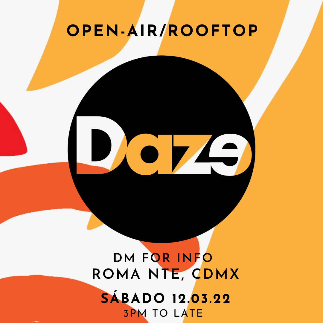Daze Open Air - フライヤー表