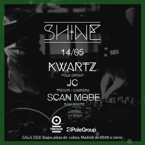 Shine: Kwartz - JC - Scan Mode - フライヤー表