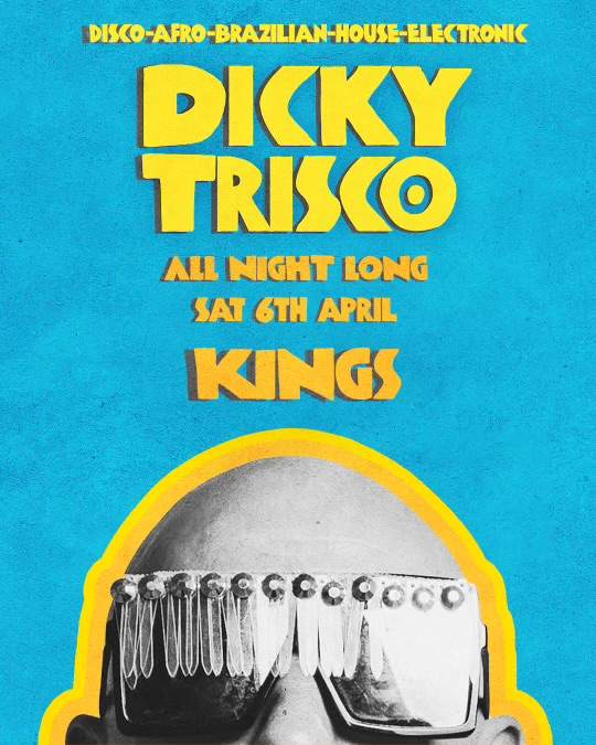 Dicky Trisco All Night Long - フライヤー表