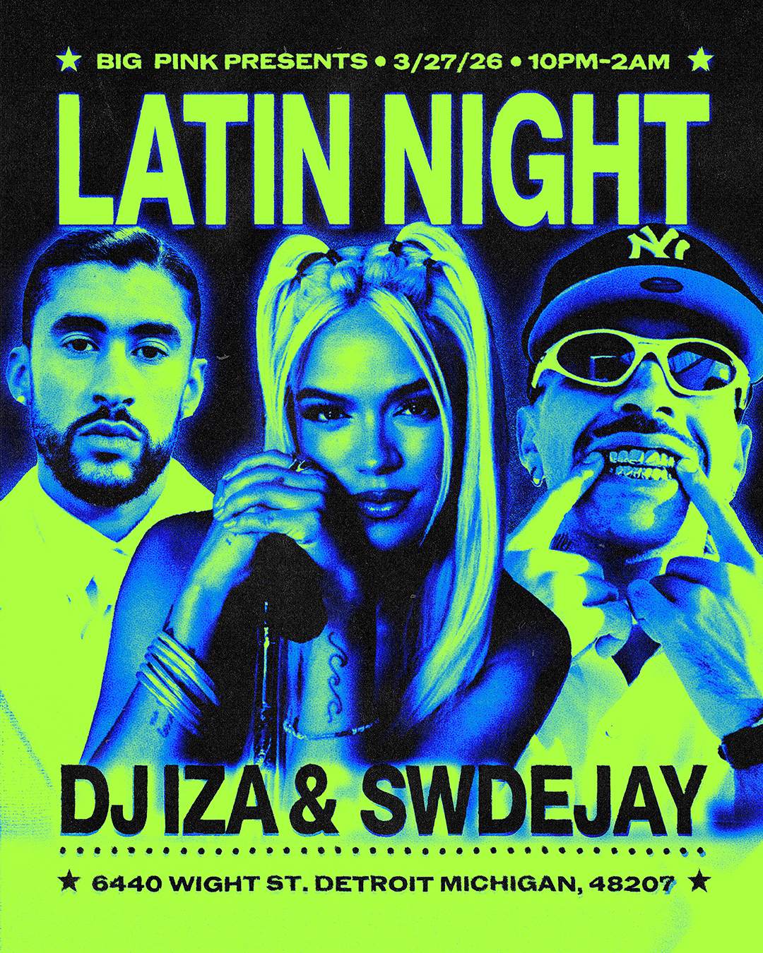 LATIN NIGHT: DJ IZA & SWDEJAY (BAD BUNNY VIBES) [LIMITED TIX AT