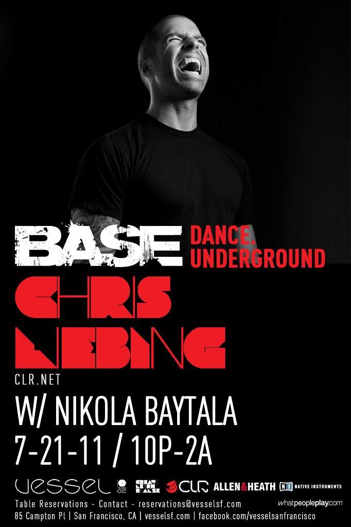 Base - Chris Liebing with Nikola Baytala - Página frontal
