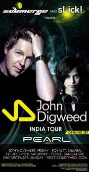 John Digweed India Tour - フライヤー表