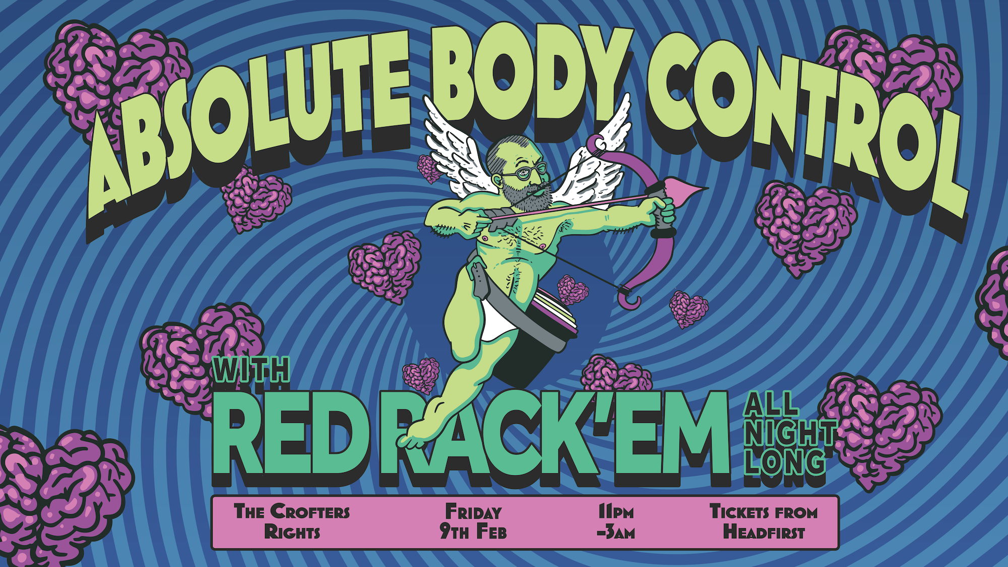 Absolute Body Control presents... Red Rack'em - フライヤー表