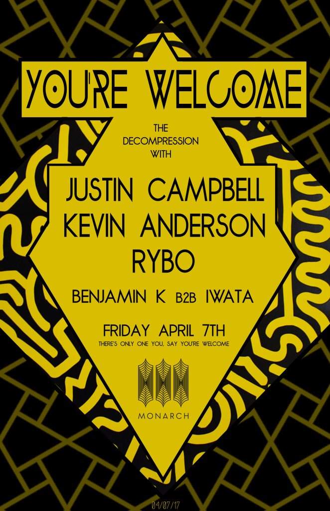 The Decompression with Justin Campbell / Kevin Anderson / Rybo - Página trasera