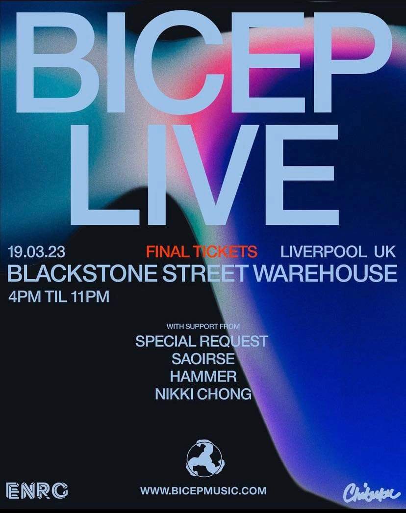 Bicep (Live)- Liverpool - Página frontal