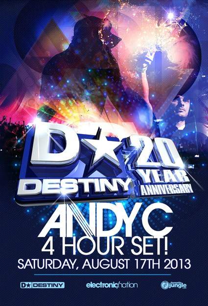 Destiny 20 Year Anniversary - Feat. Andy C 4 Hour Set - Página frontal