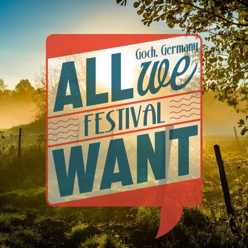 All We Want Festival 2017 - フライヤー表
