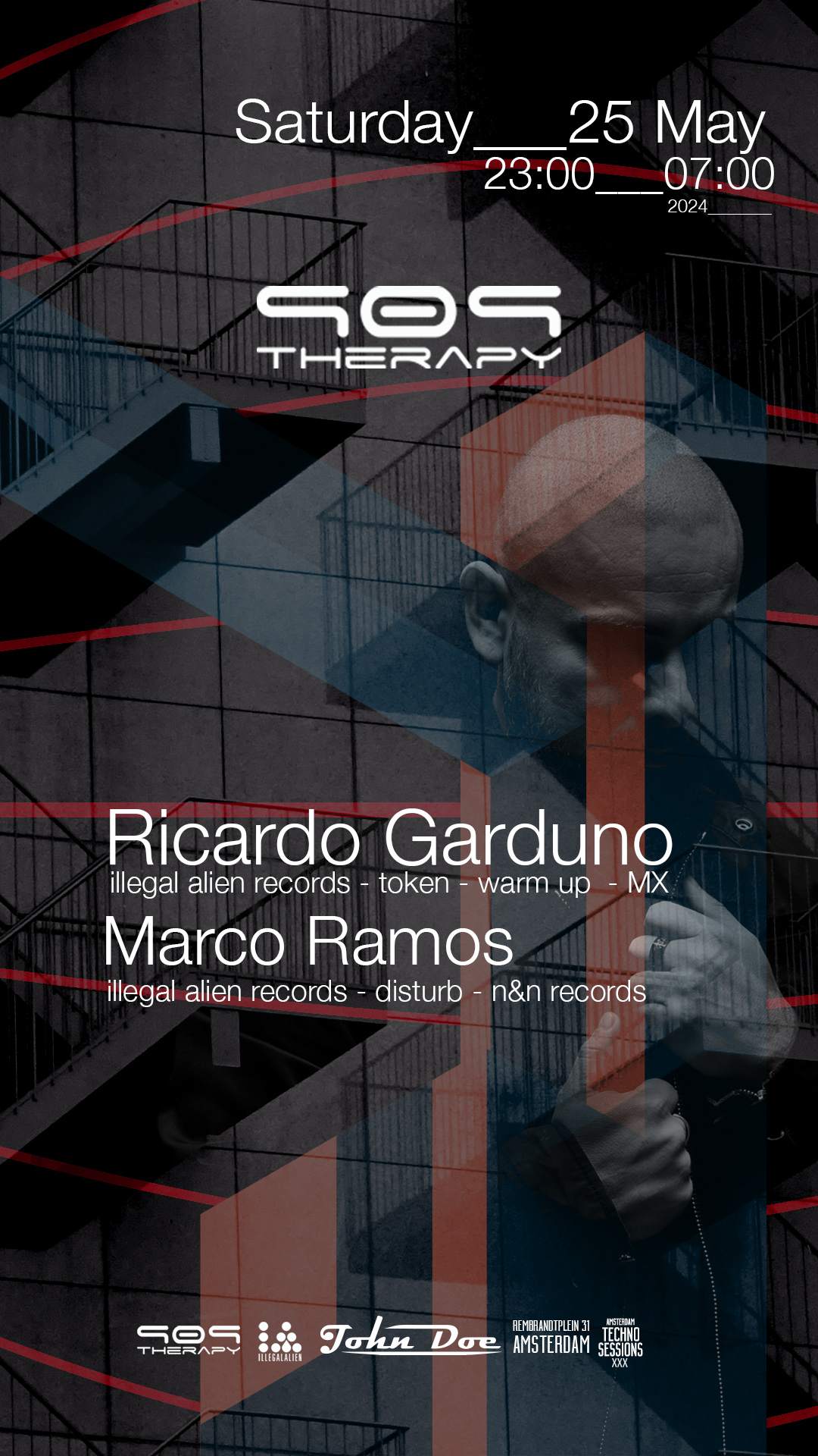 909 Therapy x Amsterdam Techno Sessions w/ Ricardo Garduno (Illegal Alien Rec) MEX - Página trasera