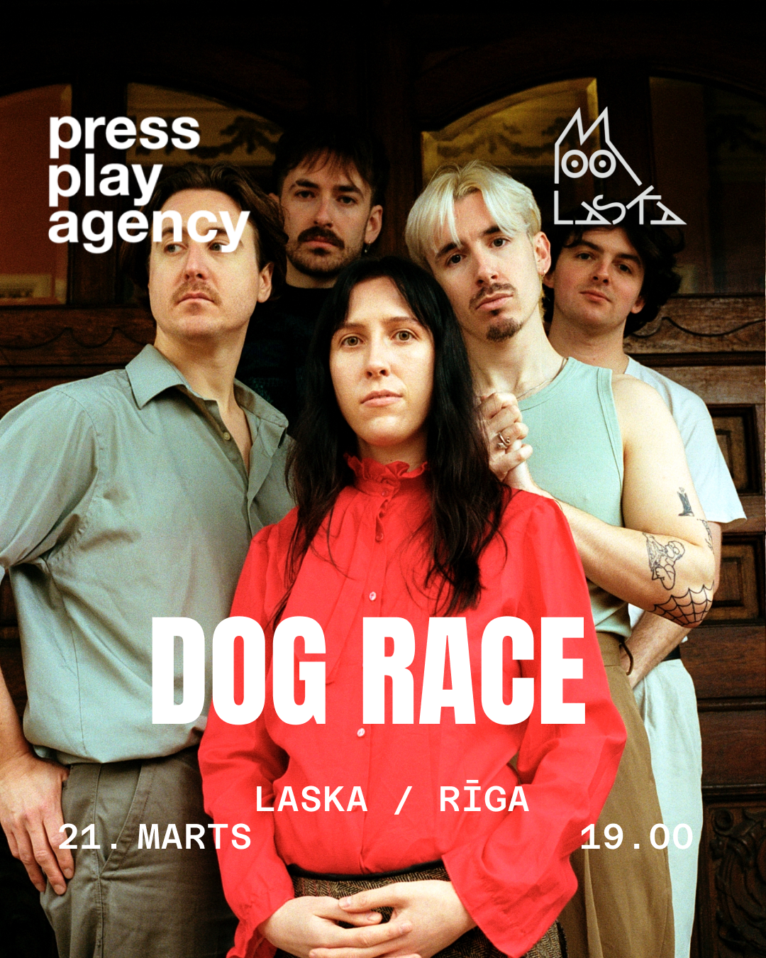 DOG RACE (UK/LIVE) at Laska V21, Riga