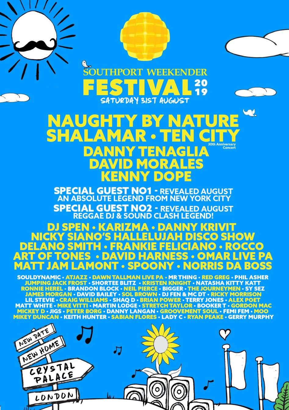 Southport Weekender Festival 2019 - フライヤー表