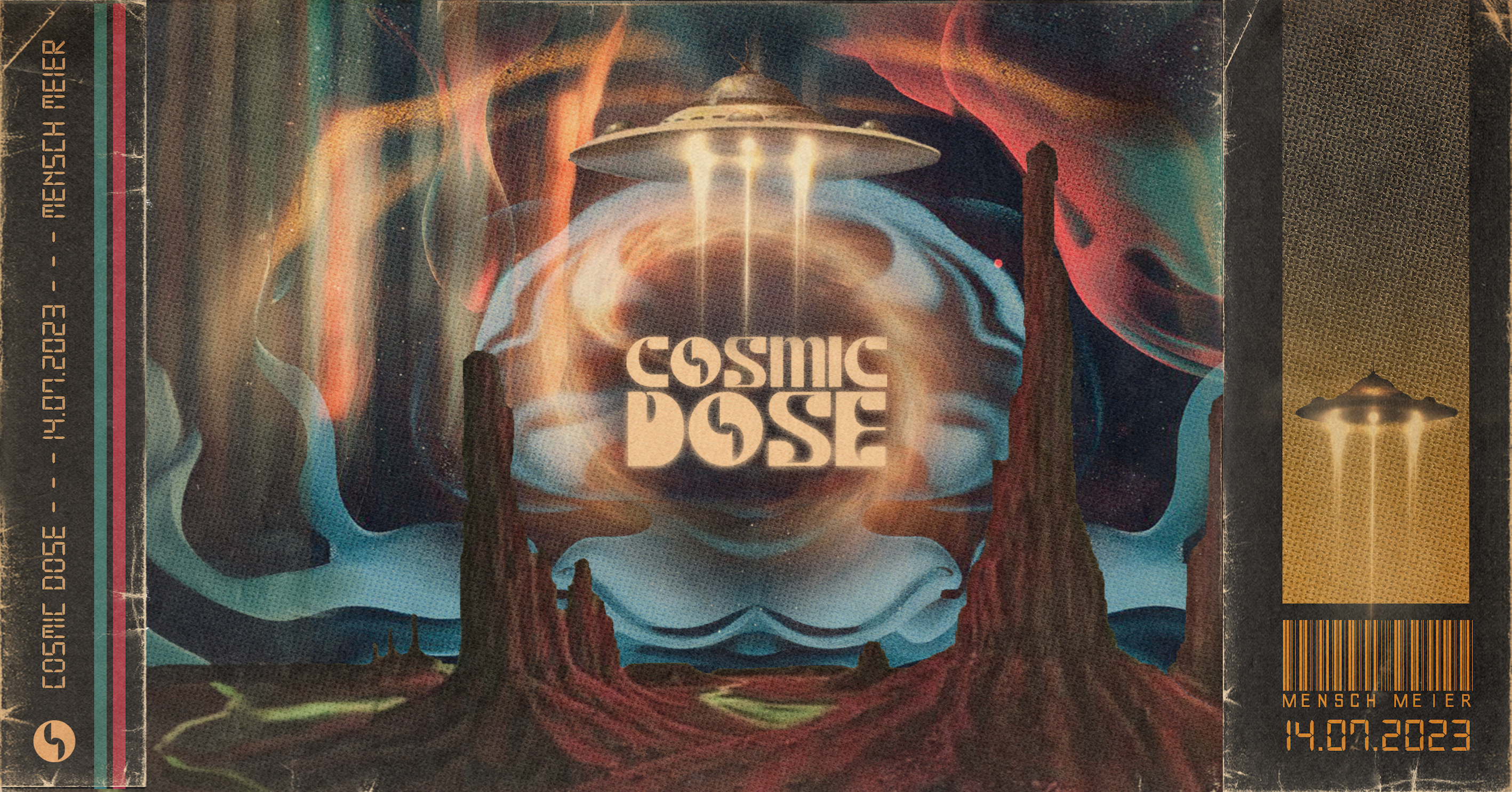 Cosmic Dose with Lampé / Pilocka Krach / BOHO / JOIA / - フライヤー表