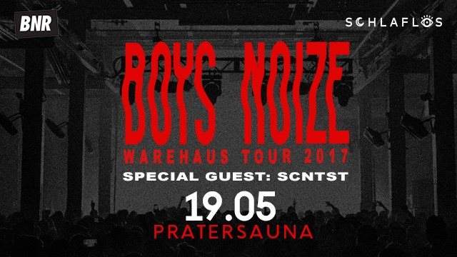Boys Noize - Warehaus Tour 2017 - Página frontal