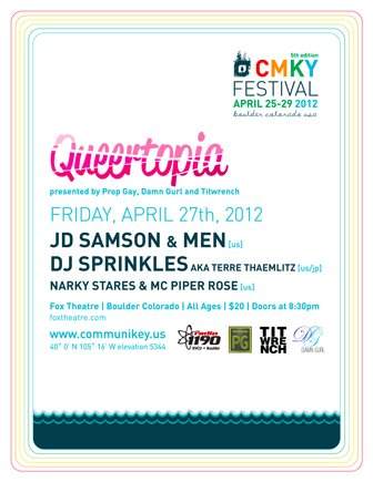 Communikey Festival 2012: QueerTopia - フライヤー表