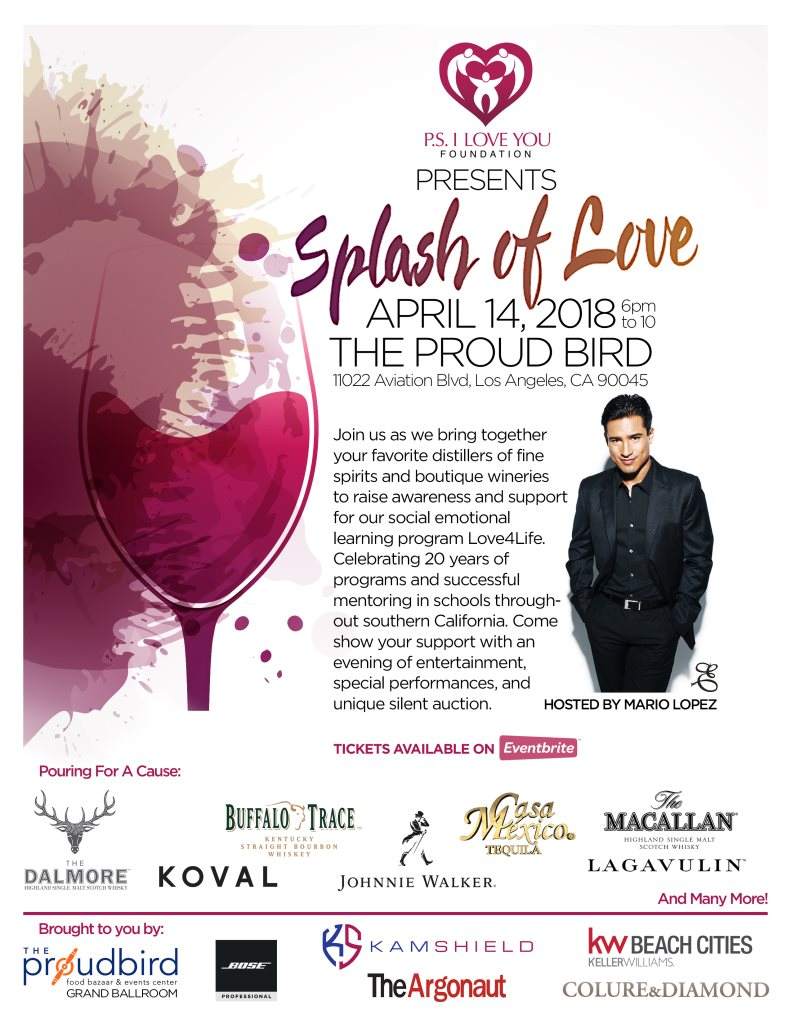 Splash of Love Hosted by Mario Lopez bei Proud Bird Los Angeles