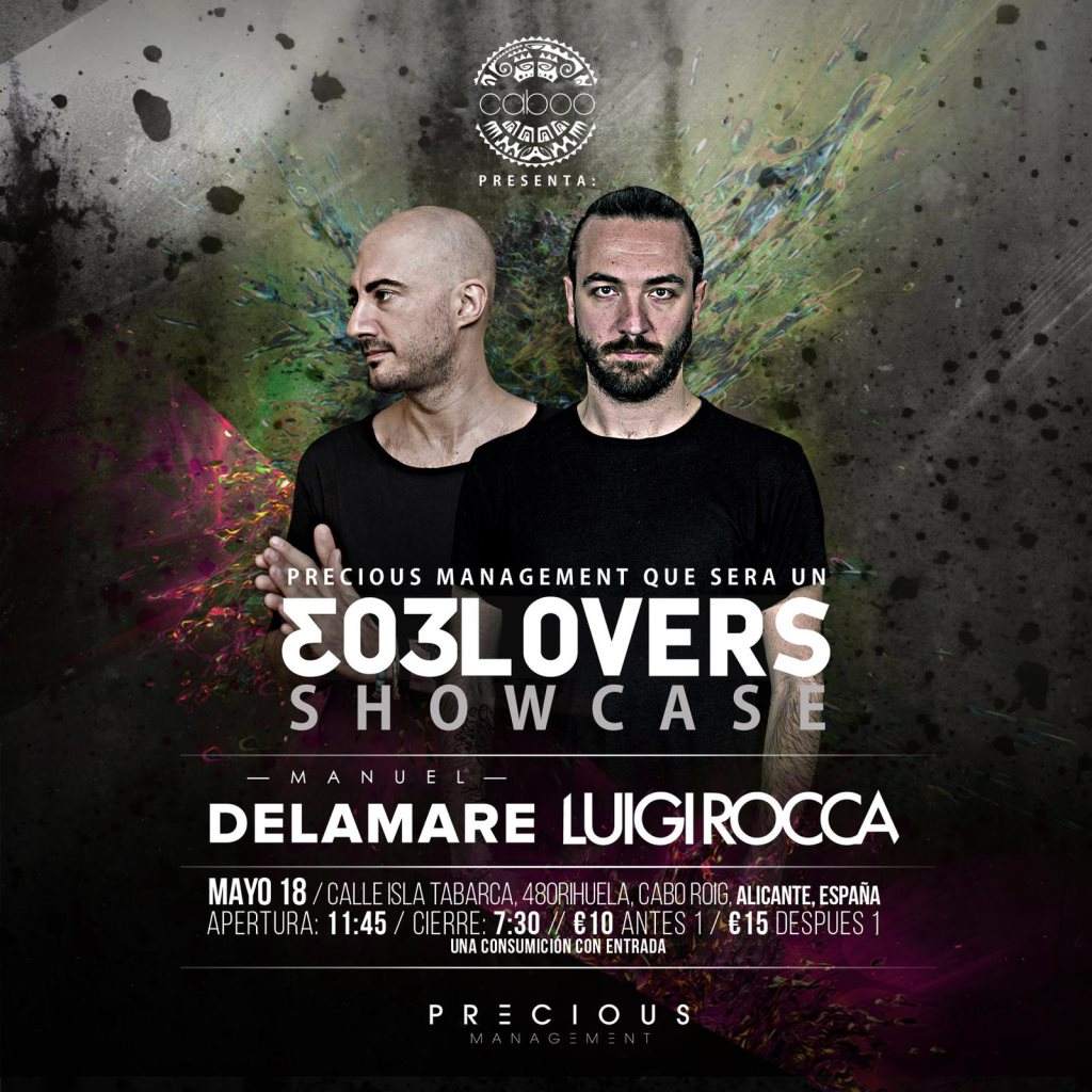 Caboo presents: 303 Lovers Showcase feat. Manuel de la Mare & Luigi Rocca - Página frontal