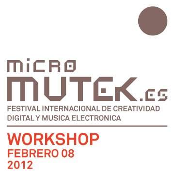 Micro Mutek: Workshop - Página frontal