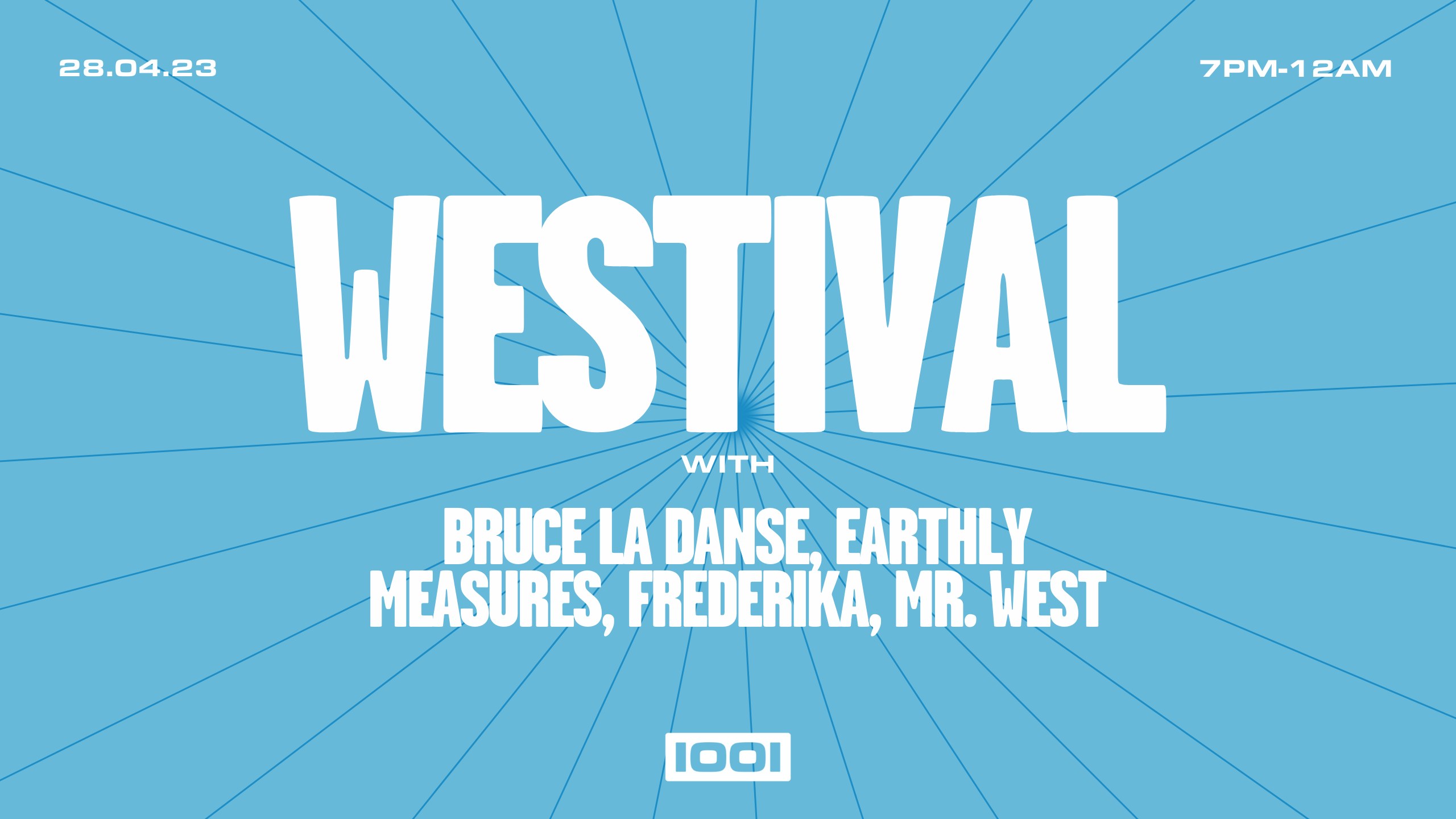 Westival With Bruce La Danse, Earthly Measures, Frederika & Mr. West - Página frontal