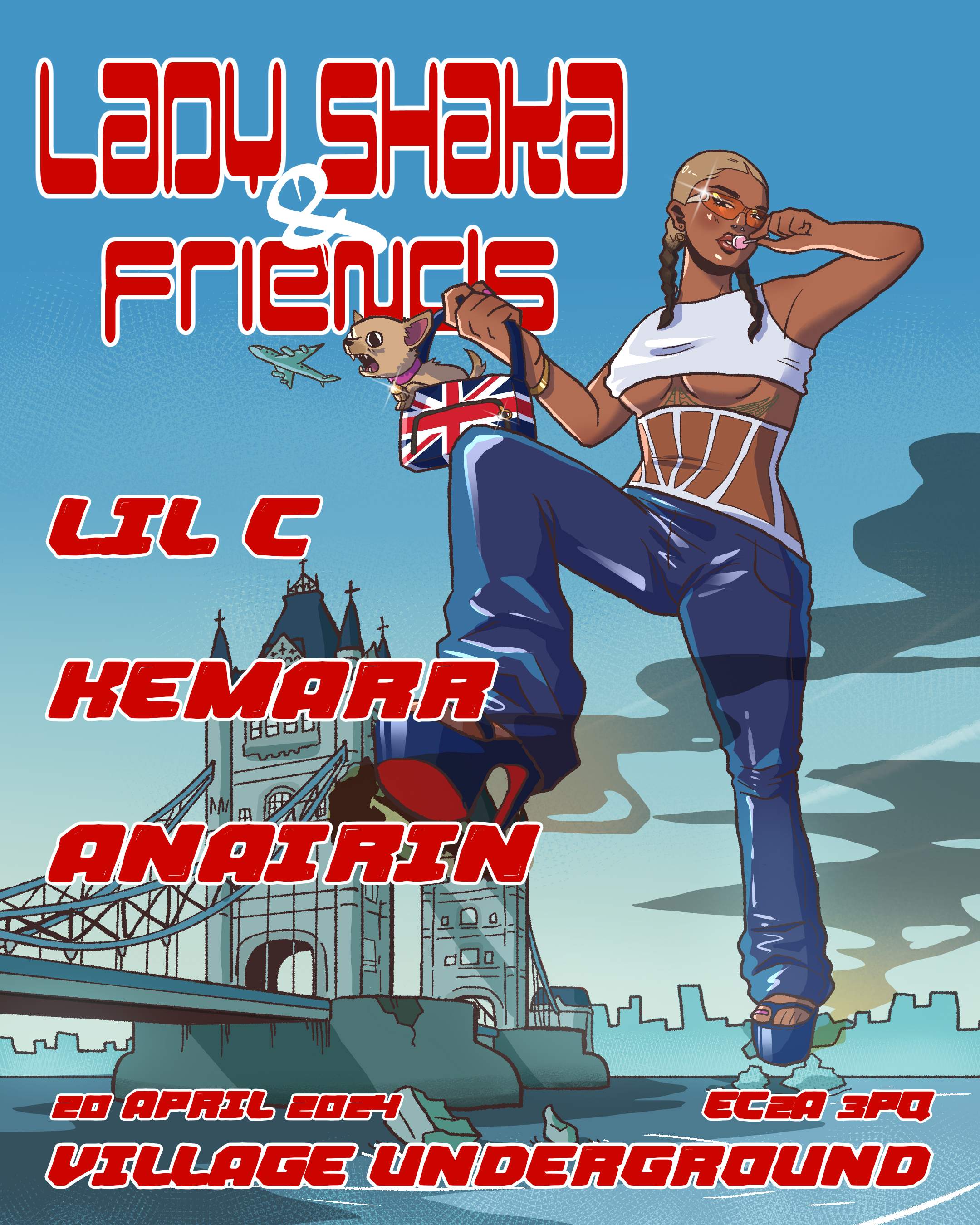 Lady Shaka & Friends - Página frontal